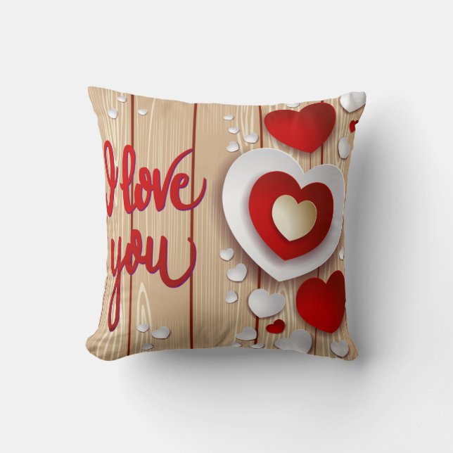 Hearts Fantasy Kudde (Framsida)