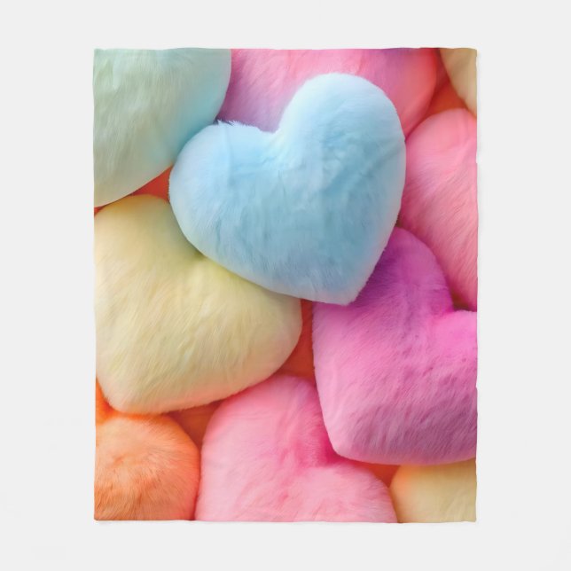 Hearts Fleece Blanket (Framsidan)