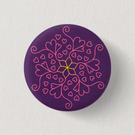 Hearts & Flowers Mandala Inspired Knapp