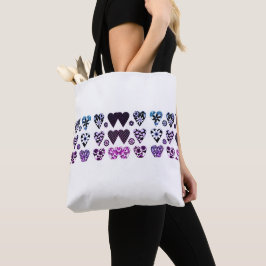 Hearts & Flowers Modern Färg Pop Tygkasse