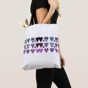 Hearts & Flowers Modern Färg Pop Tygkasse