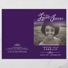 Hearts för evigt begravningsprogram - ordning