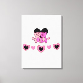 Hearts former canvastryck