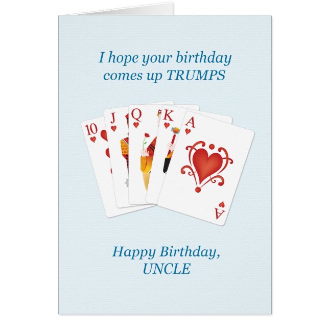 Hearts Fullt House Hälsningskort (Framsidan)