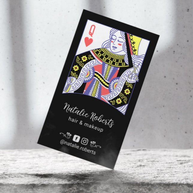 Hearts Hair Stylist Beauty Salon #2 Visitkort (Skapare uppladdad)