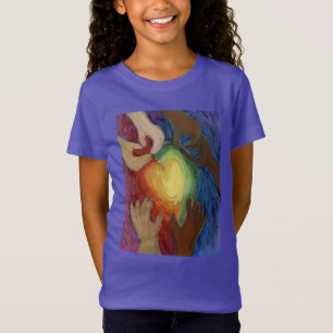 Hearts & Händer Kärlek Diversity Art Art DEI Shirt T