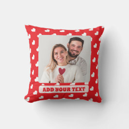 Hearts Happy Valentine’s Day Modern Love Pattern Kudde