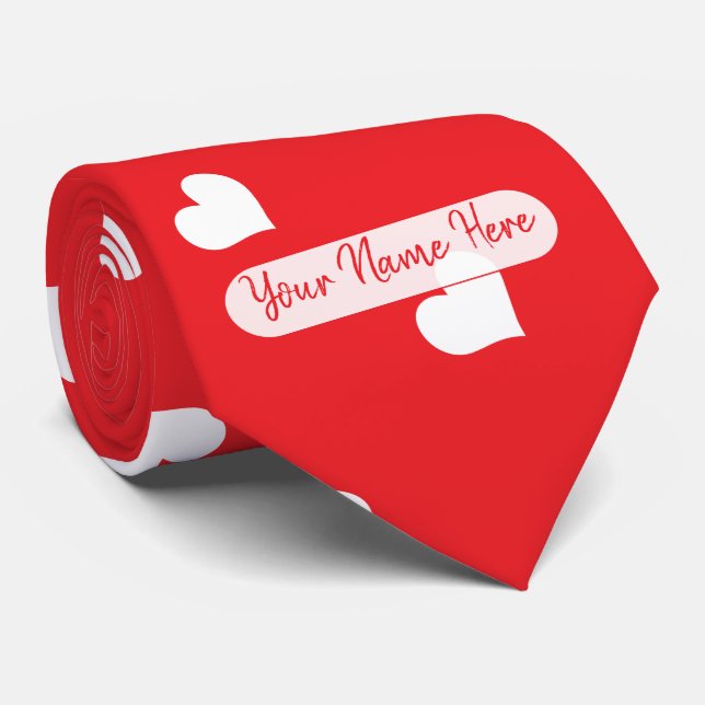Hearts Happy Valentine’s Day Modern Love Pattern Slips (Rullad)