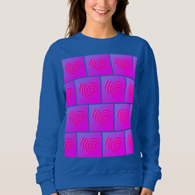 Hearts, Hearts Sweatshirt T Shirt (Framsida)