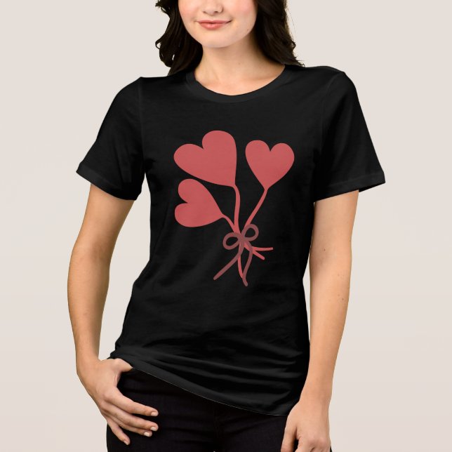 ❤️ Hearts i Harmony: Kärlek ✨  ❤️ T Shirt (Framsida)