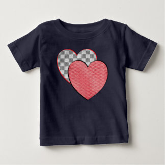 Hearts Infant Organic Creeper T-shirt
