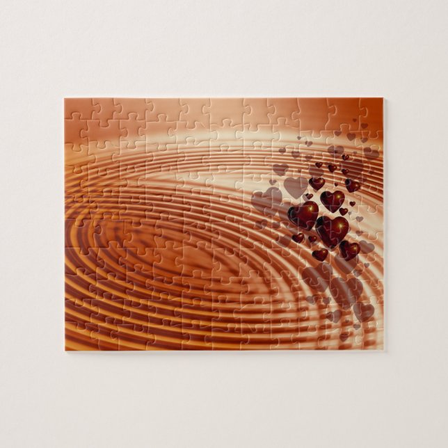 Hearts Jigszle Puzzle Pussel (Horisontell)