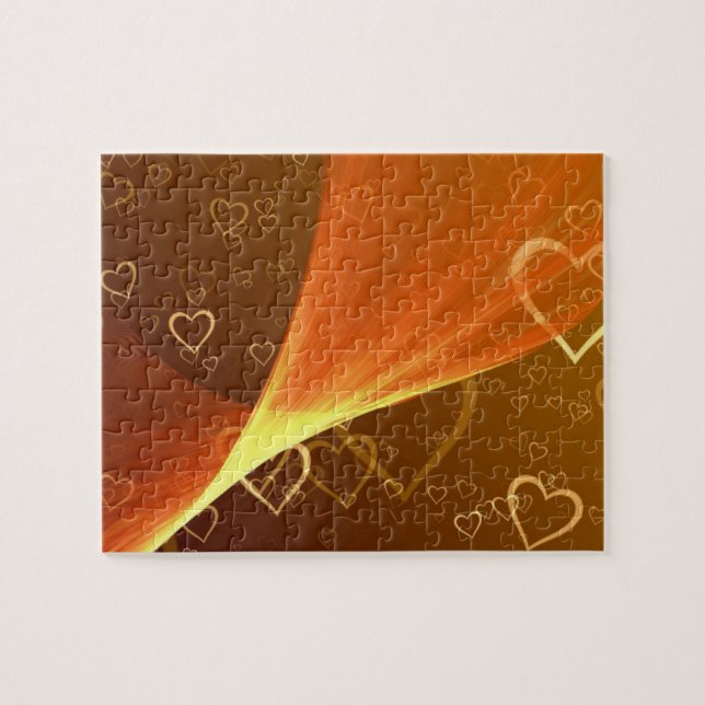 Hearts Jigszle Puzzle Pussel (Horisontell)