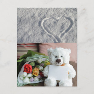 Hearts Kärlek Date Personalize Destiny's Destiny Vykort