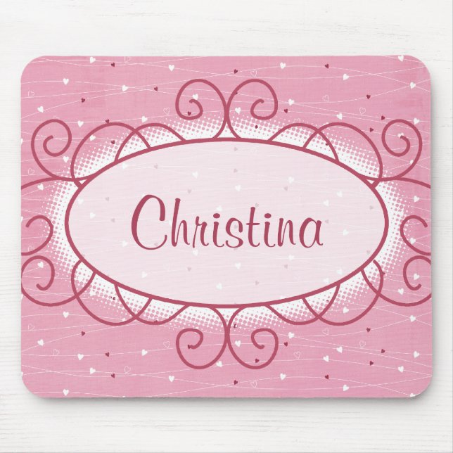 Hearts & Kärlek Mousepad Musmatta (Framsidan)