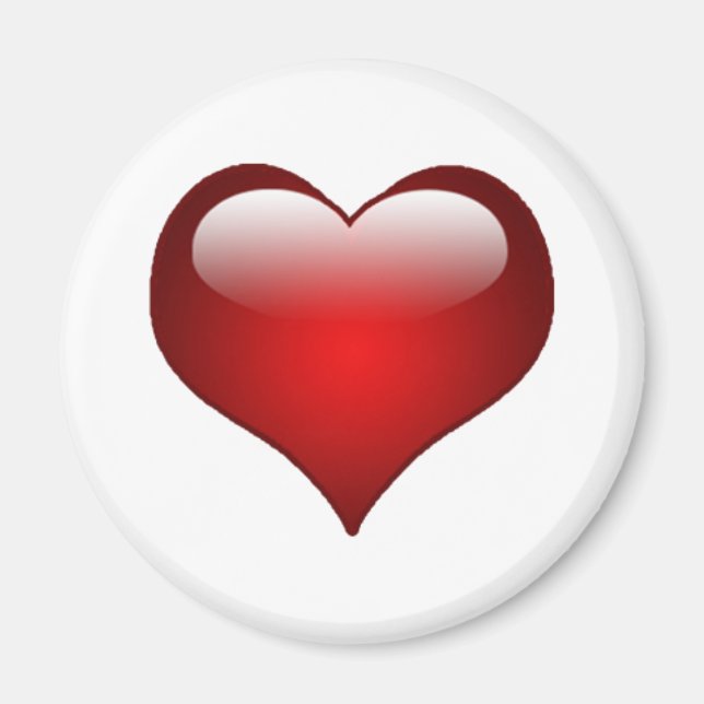 Hearts Kärlek Theme Magnet (Framsidan)