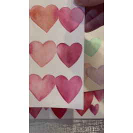 Hearts Little Baby Shower Diaper Raffle Tilläggskort