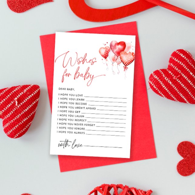 Hearts Little Swehoney Önskemål för Baby Card (Skapare uppladdad)