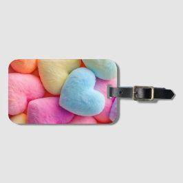 Hearts Luggage Tag Bagagebricka
