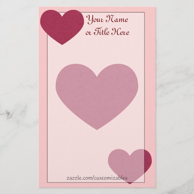 Hearts-mall Brevpapper (Framsida)