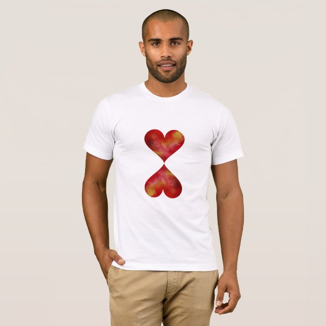 Hearts Manar Basic Toppen Soft T-Shirt, White Tee (Hel framsida)
