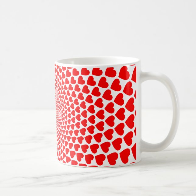 Hearts Mandala Design-25870 Kaffemugg (Höger)