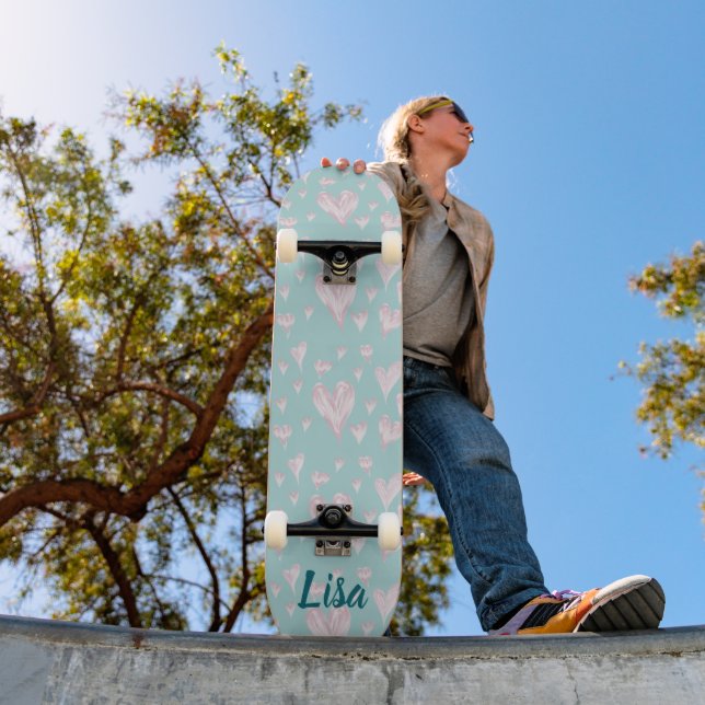 Hearts Mini Skateboard Bräda 18,5 Cm (Utomhus 1)