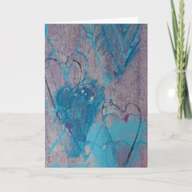 Hearts Mixade media, Valentine Helgkort (Framsida)