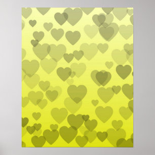 Hearts Mönster 22 Poster