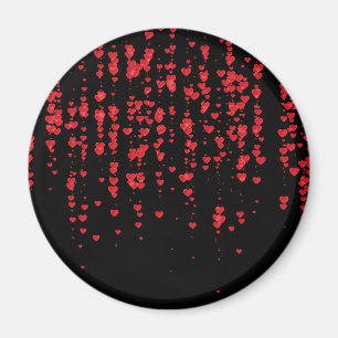 Hearts Mönster 24 Magnet
