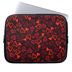 Hearts Mönster 29 Laptop Fodral