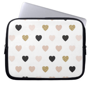 Hearts Mönster 31 Laptop Fodral