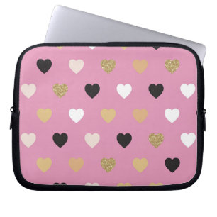 Hearts Mönster 32 Laptop Fodral