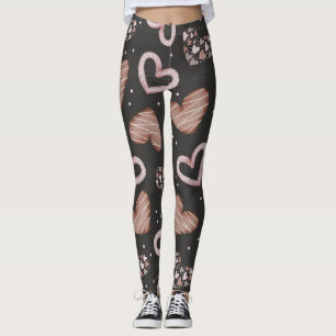 Hearts Mönster 35 Leggings