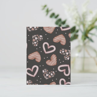 Hearts Mönster 35 Vykort