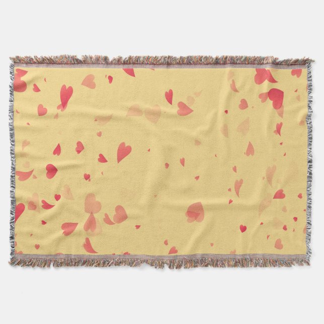 Hearts Mönster 38 Filt (Framsidan)