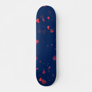 Hearts Mönster 40 Mini Skateboard Bräda 18,5 Cm
