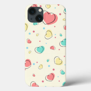 Hearts Mönster - Cute Kärlek Design