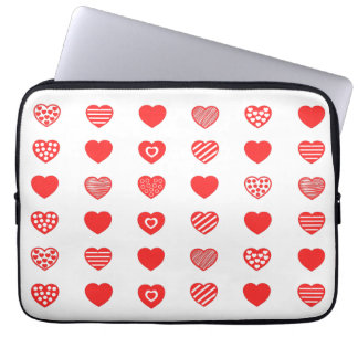 Hearts mönster! laptop fodral