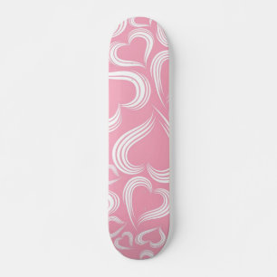 Hearts mönster mini skateboard bräda 18,5 cm
