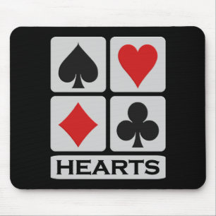 Hearts muspad musmatta