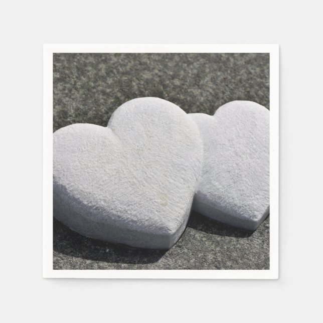 Hearts Napkins Pappersservett (Framsidan)