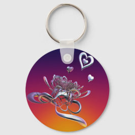 Hearts-Nyckelringens skönhet Nyckelring