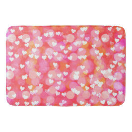 Hearts och Bokeh Badrumsmatta