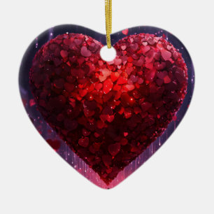 Hearts och kärlek Ornament