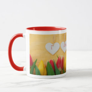 Hearts och Tulips Mugg
