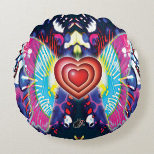Hearts of Glys Rund Kudde