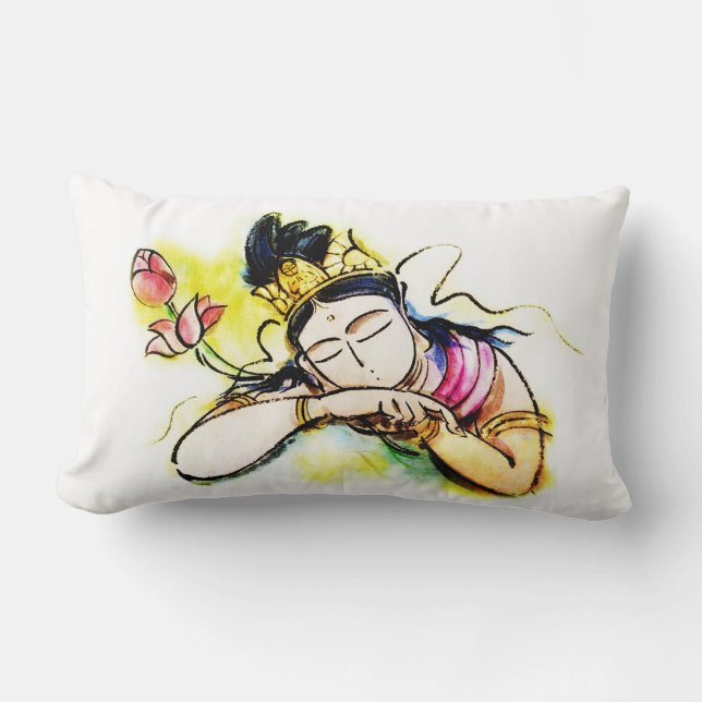 Hearts of Kannon / 観音の心 Lumbarkudde (Framsida)