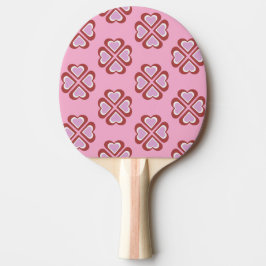 Hearts pattern pingisracket