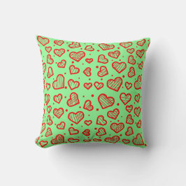Hearts Pattern - Valentine's Day Inspired Kudde